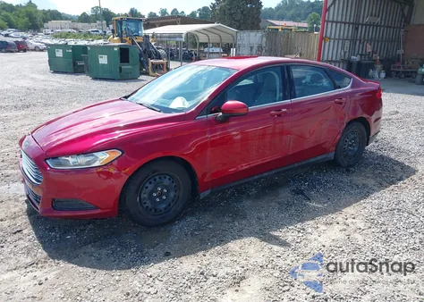 2014 Ford Fusion S из США, поврежденный, VIN 1FA6P0G75E5394815